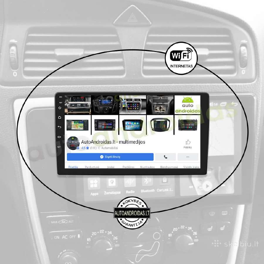 Volvo S60 V70 XC70 Android multimedia 9 colių - nuotraukos Nr. 3