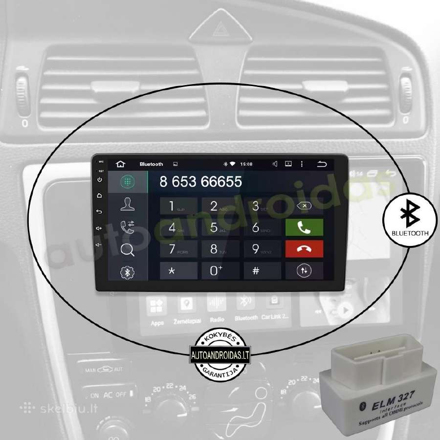 Volvo S60 V70 XC70 Android multimedia 9 colių - nuotraukos Nr. 4