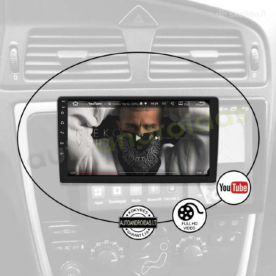 Volvo S60 V70 XC70 Android multimedia 9 colių - nuotraukos Nr. 7