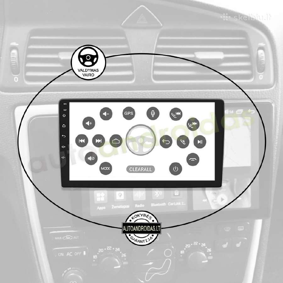 Volvo S60 V70 XC70 Android multimedia 9 colių - nuotraukos Nr. 10