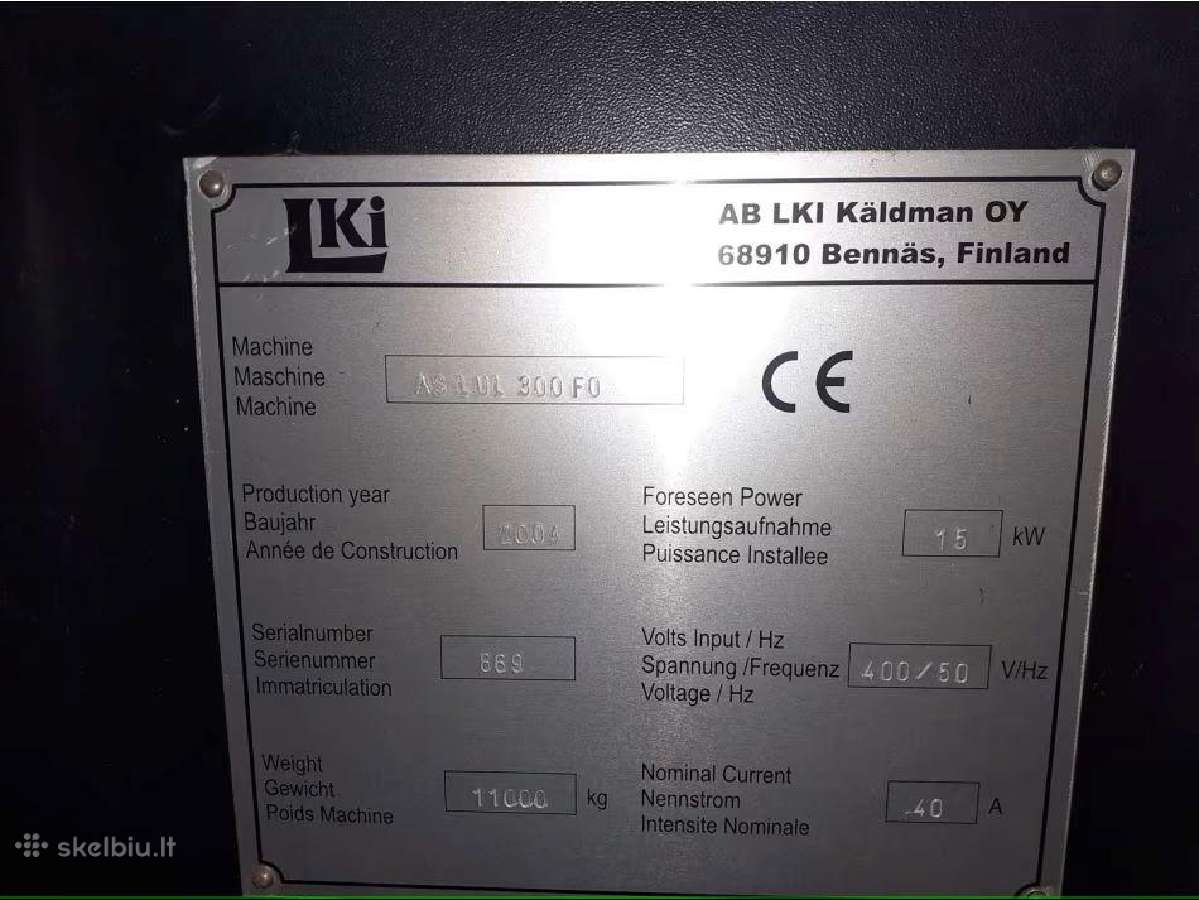 Amada Fo-3015nt - 4 kw + Aslul lazerinio pjovimo - nuotraukos Nr. 18