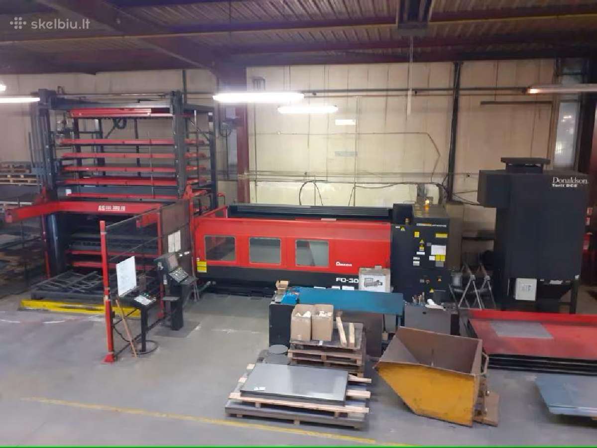 Amada Fo-3015nt - 4 kw + Aslul lazerinio pjovimo - nuotraukos Nr. 6