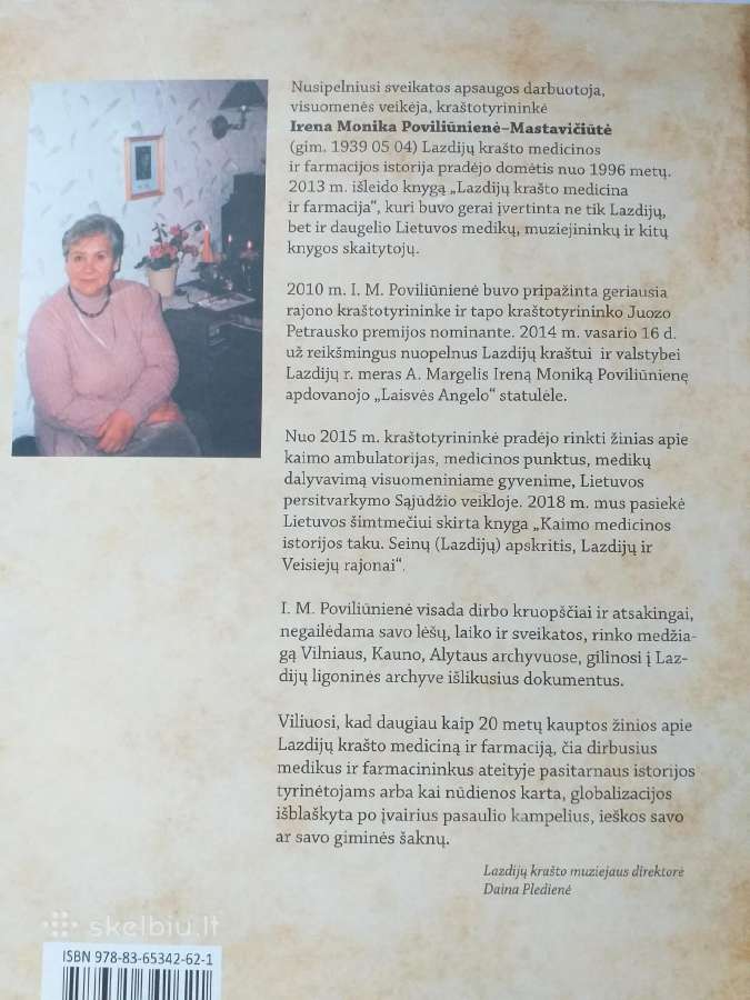 I. M. Poviliūnienė. Kaimo medicinos istorijos taku - nuotraukos Nr. 2