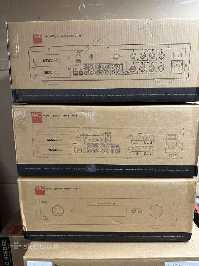 Nad C368 2x80w stereo stiprintuvas su Dac - nuotraukos Nr. 21