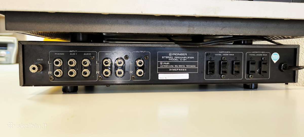 Pioneer M-22 ir C21 komplektas - nuotraukos Nr. 5