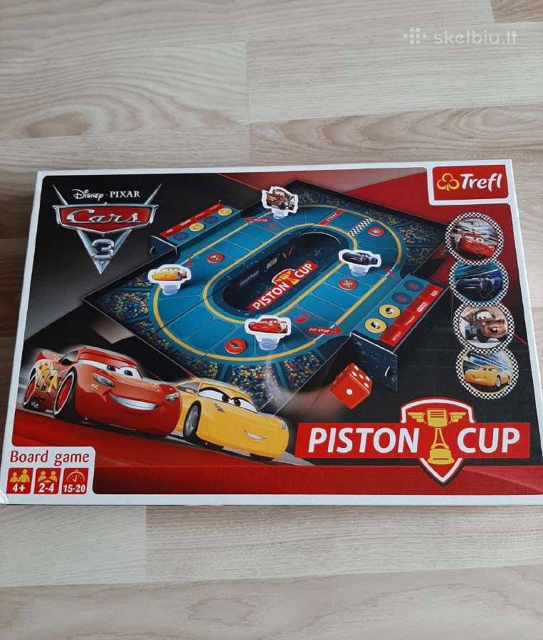 Žaidimas "Ratai 3: Piston Cup lenktynės"