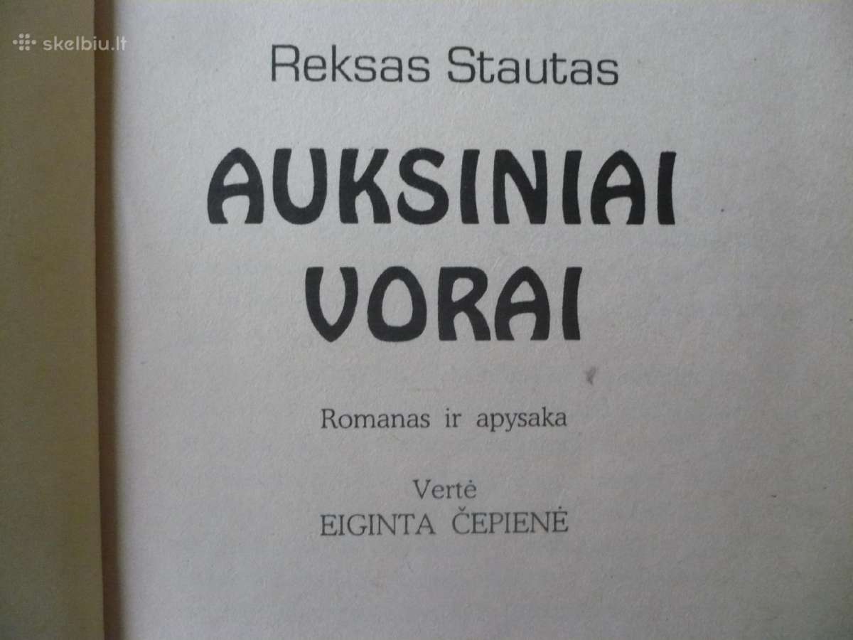 R. Stautas - Auksiniai vorai - nuotraukos Nr. 2