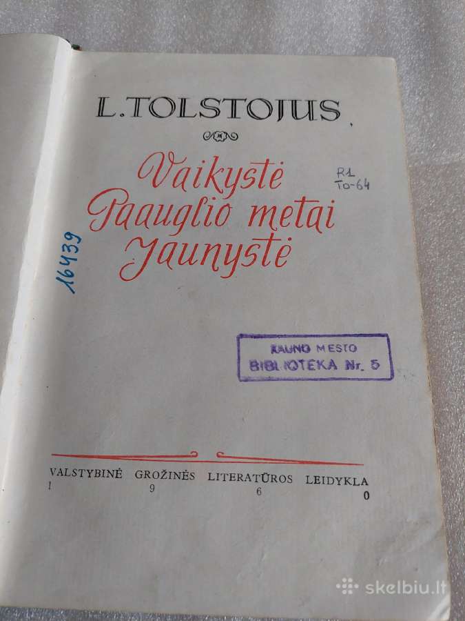 L. Tolstojus - nuotraukos Nr. 2