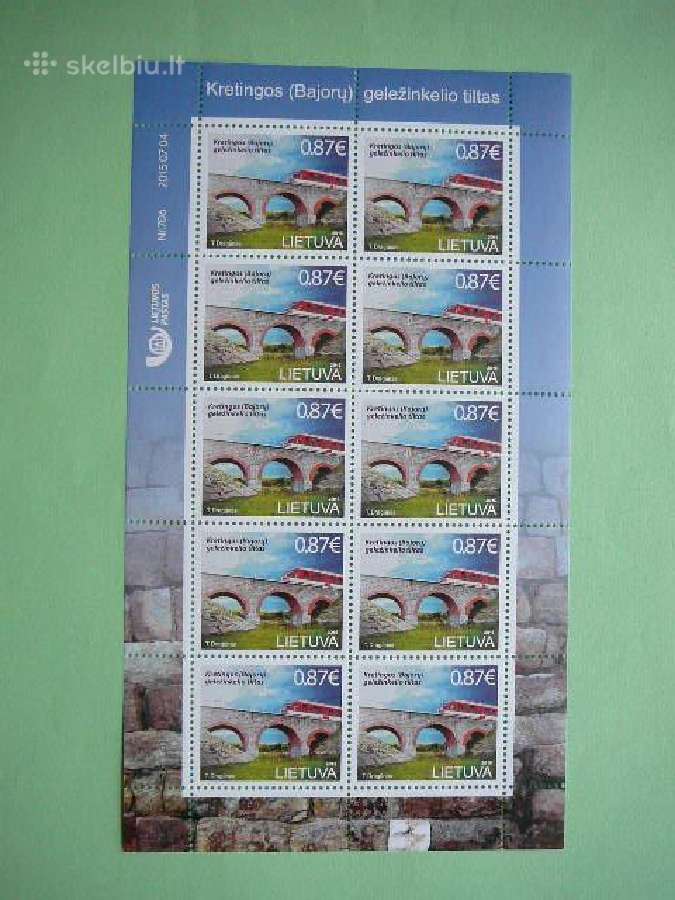 Lietuva 2015 Tiltas svarus klb. lit1191s