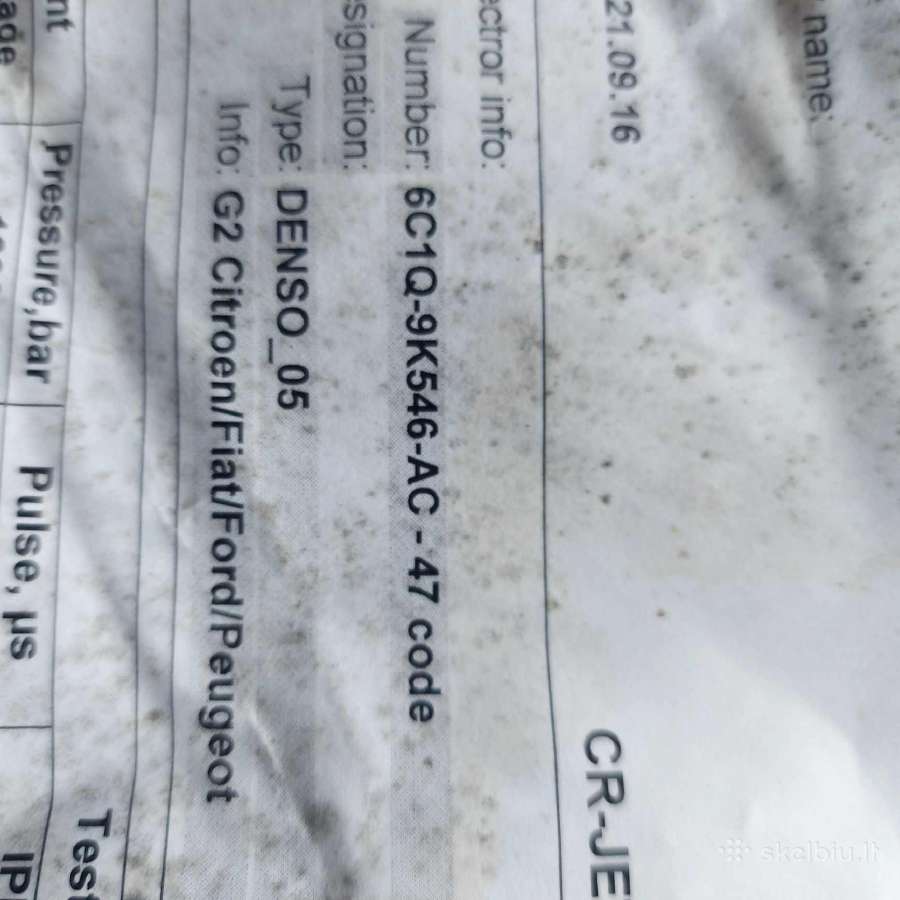 Parduodu naudotas Ford Transit dalis 2006-2014m. - nuotraukos Nr. 12