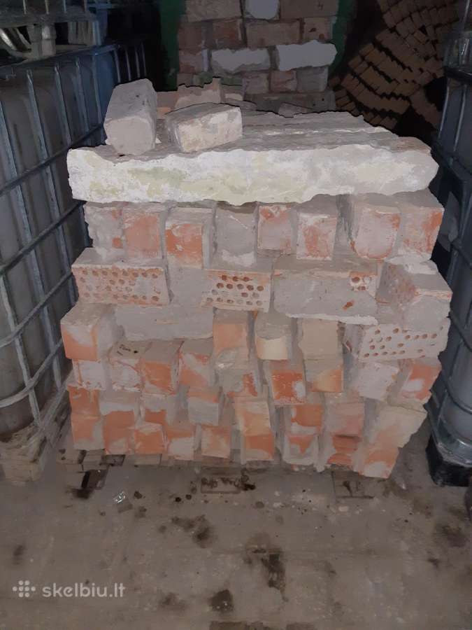Naudotos raudonos keraminės plytos