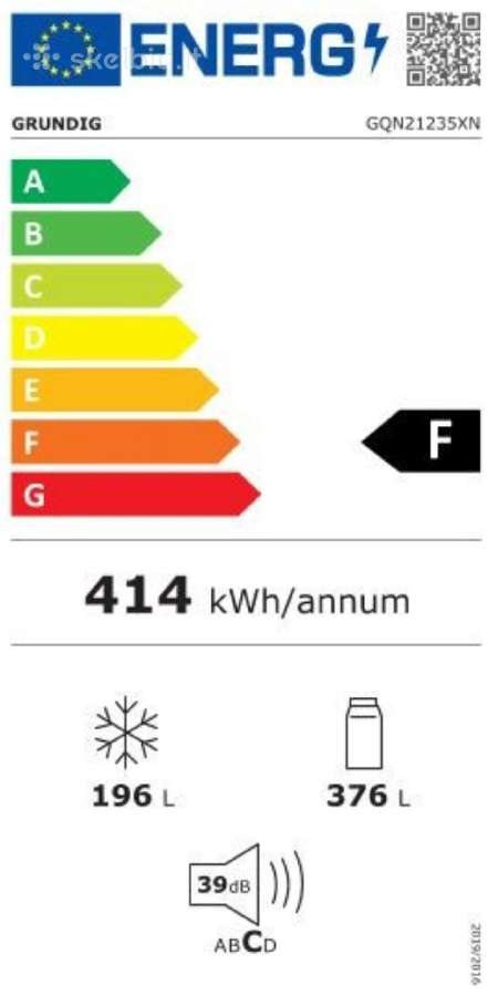 Keturduriai Grundig su "Duo Cooling No Frost" F - nuotraukos Nr. 16
