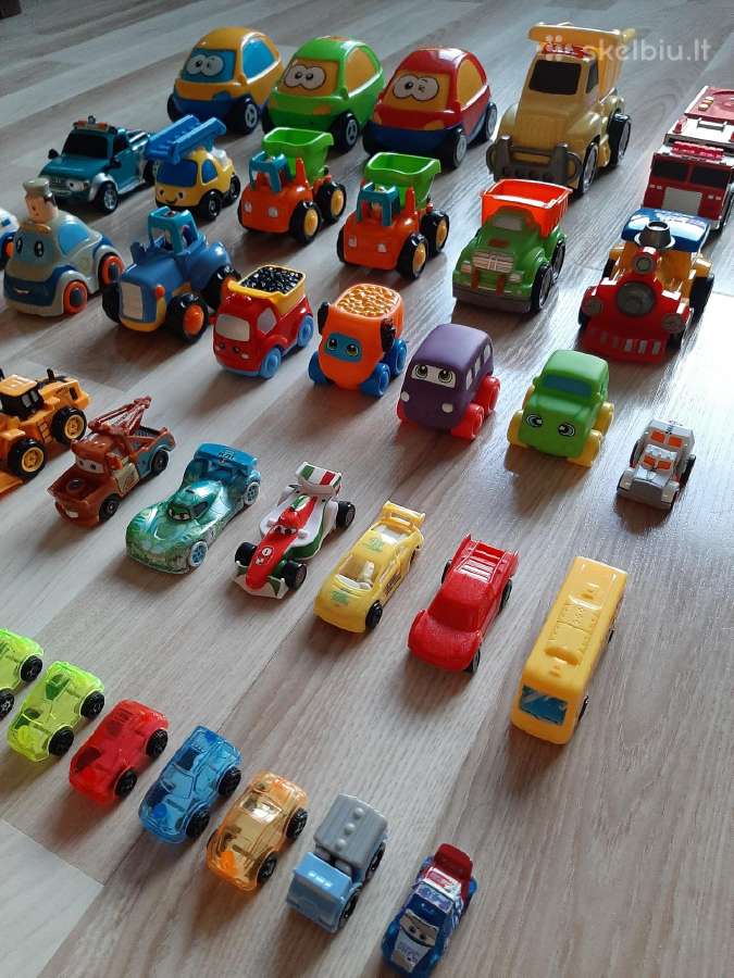 Įvairių automobiliukų rinkinys - nuotraukos Nr. 2