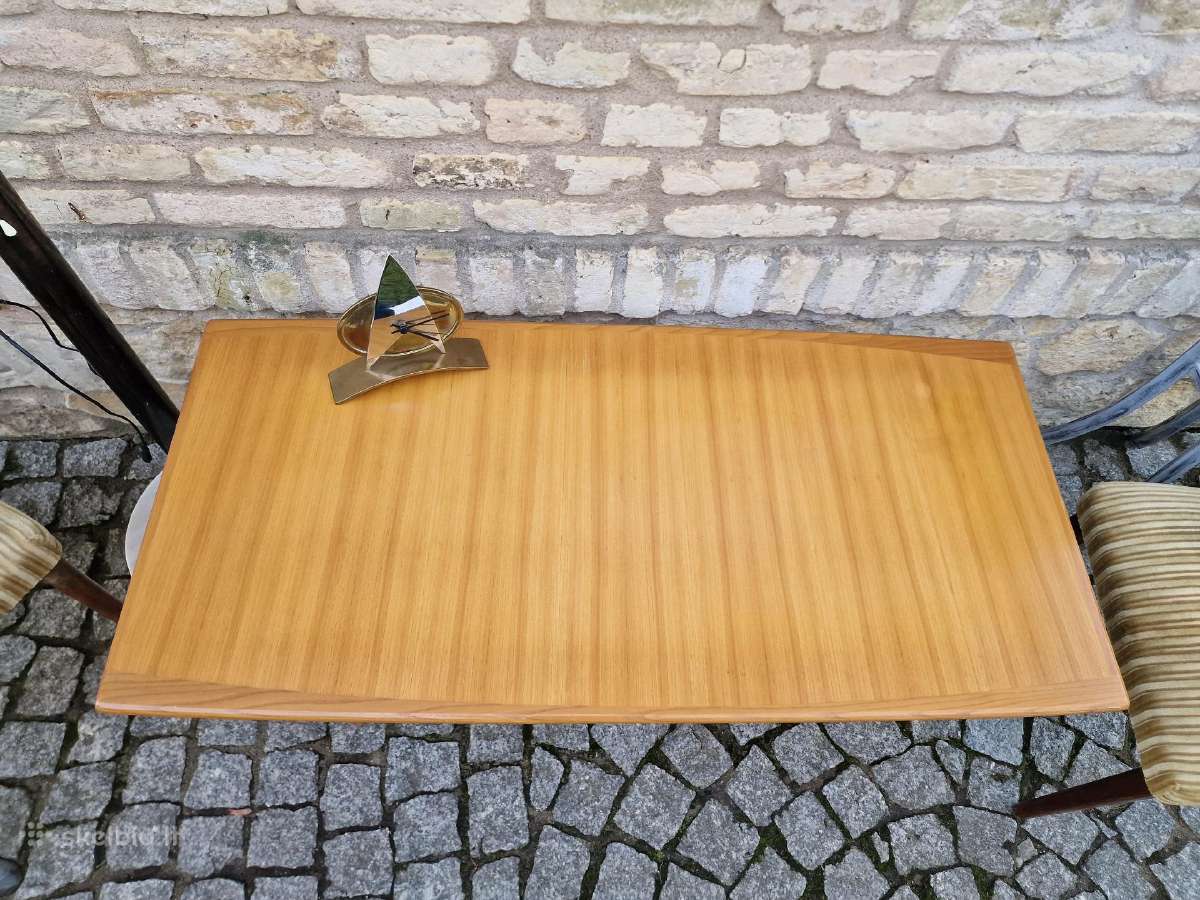 Vintažinis mid century tikmedžio kavos staliukas - nuotraukos Nr. 5