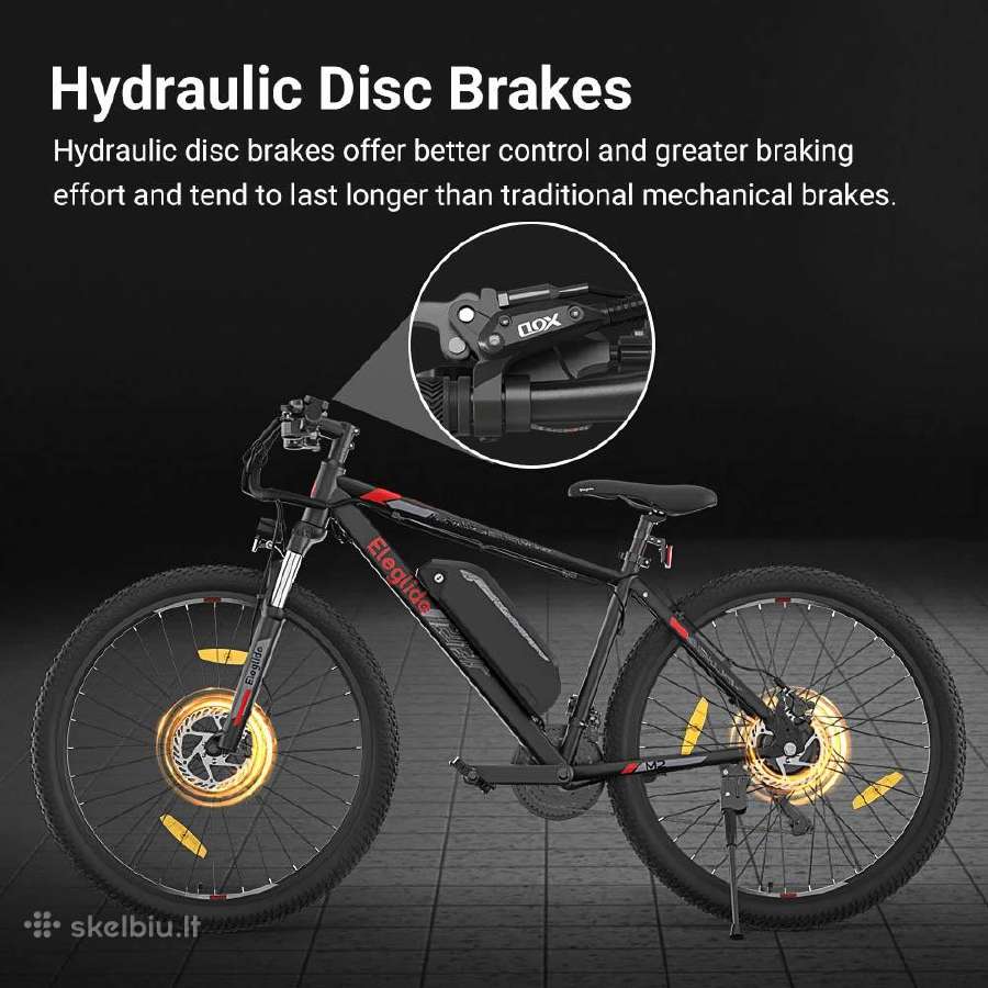 Eleglide M2" 27,5 ratai/ 250 W/ 15 Ah/ 25 km/h - nuotraukos Nr. 5