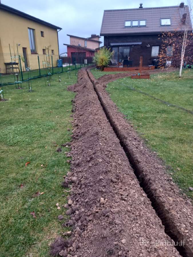 Drenažas,tranšėju kasimas - nuotraukos Nr. 12