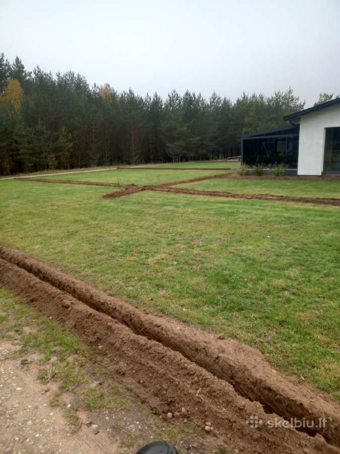 Drenažas,tranšėju kasimas - nuotraukos Nr. 14