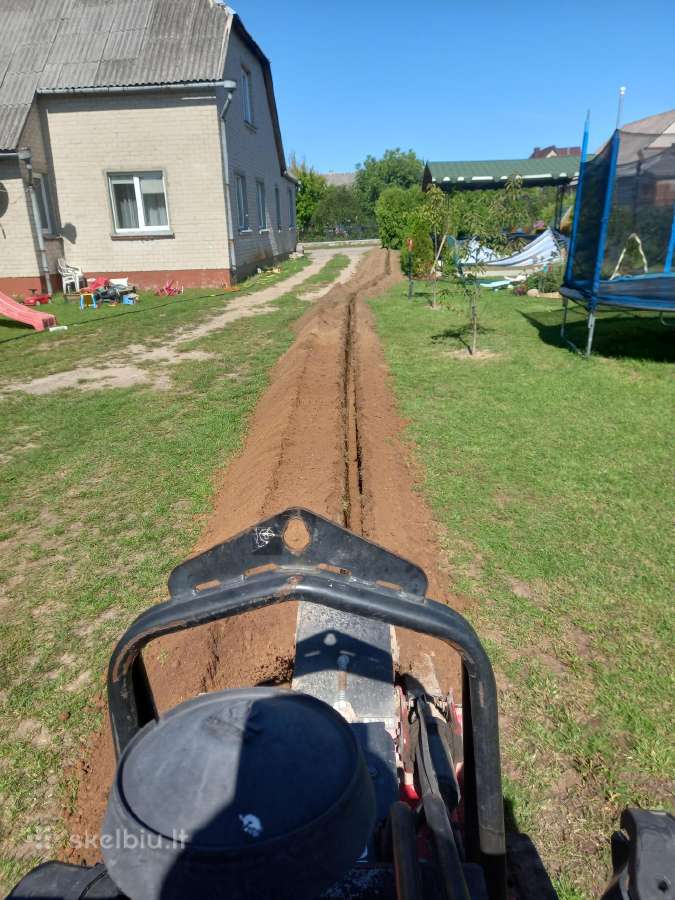 Drenažas,tranšėju kasimas - nuotraukos Nr. 16