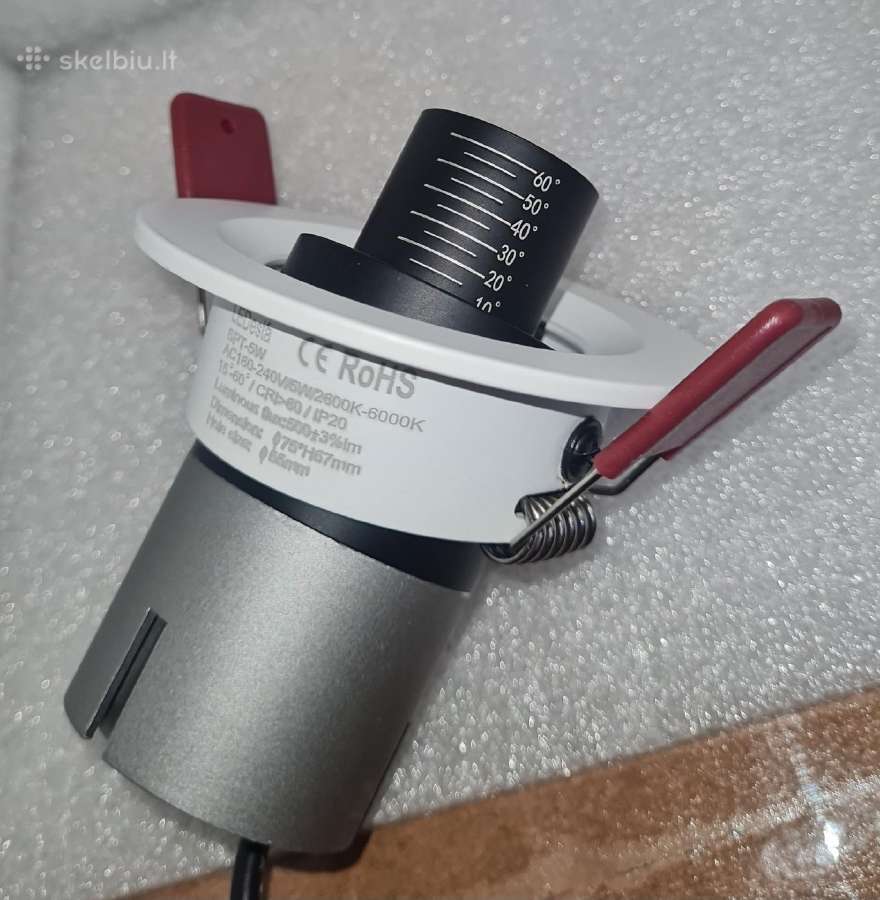 Įleidžiami downlight tipo LED šviestuvai - nuotraukos Nr. 8