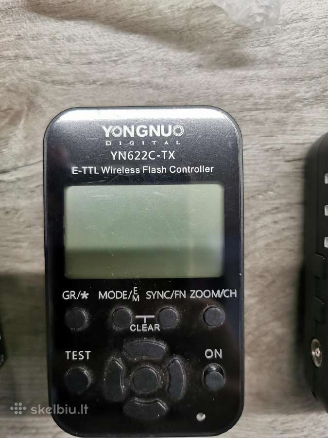 Canon blykstės paleidėjai Yongnuo Yn622c-kit E-ttl - nuotraukos Nr. 3