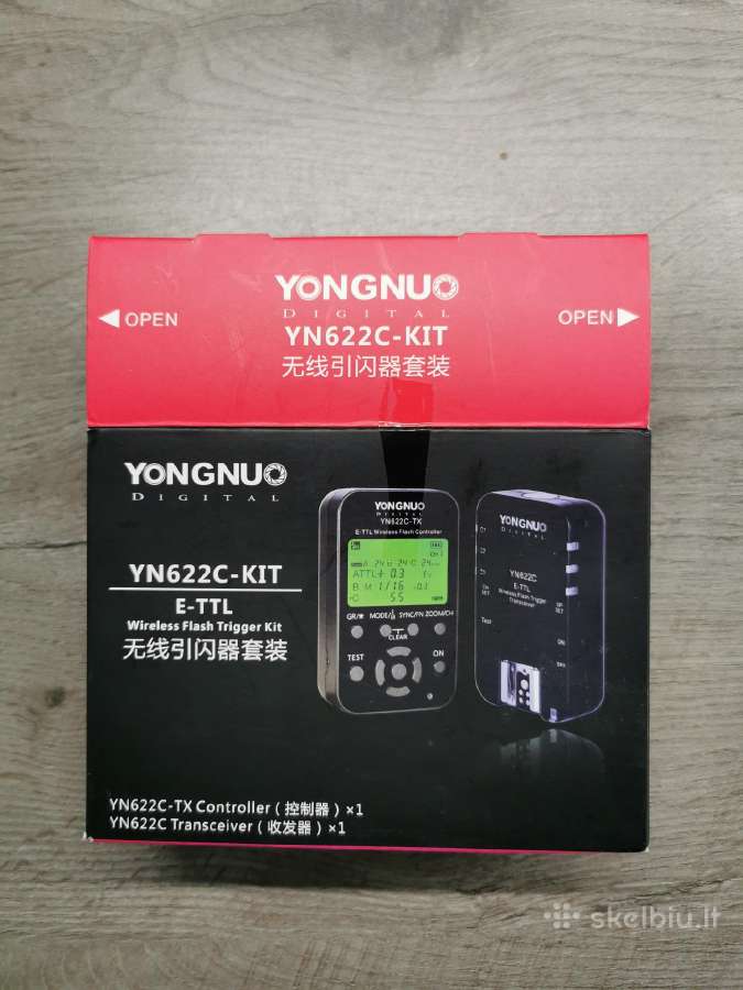 Canon blykstės paleidėjai Yongnuo Yn622c-kit E-ttl