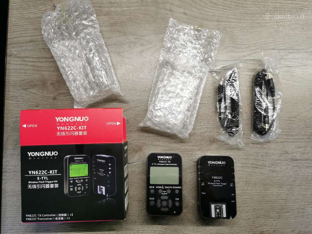 Canon blykstės paleidėjai Yongnuo Yn622c-kit E-ttl - nuotraukos Nr. 2