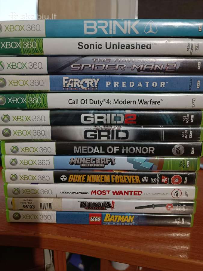 Xbox 360 žaidimai - nuotraukos Nr. 12