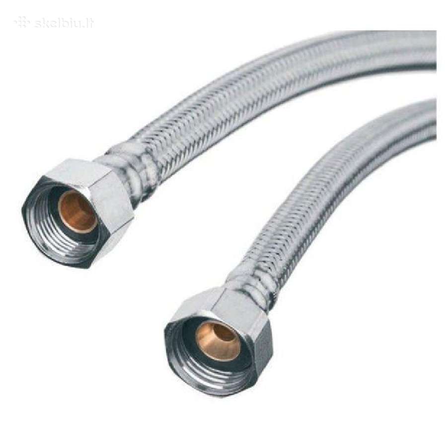 Lanksčiosios santechninės žarnelės G1/2"xg 3/8"