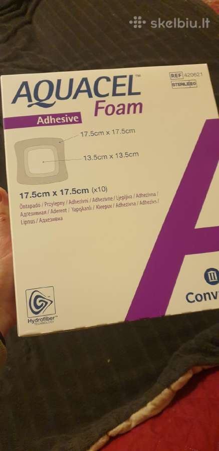 Aquacel Foam 17.5cm x 17.5cm (10vnt pakuotej)