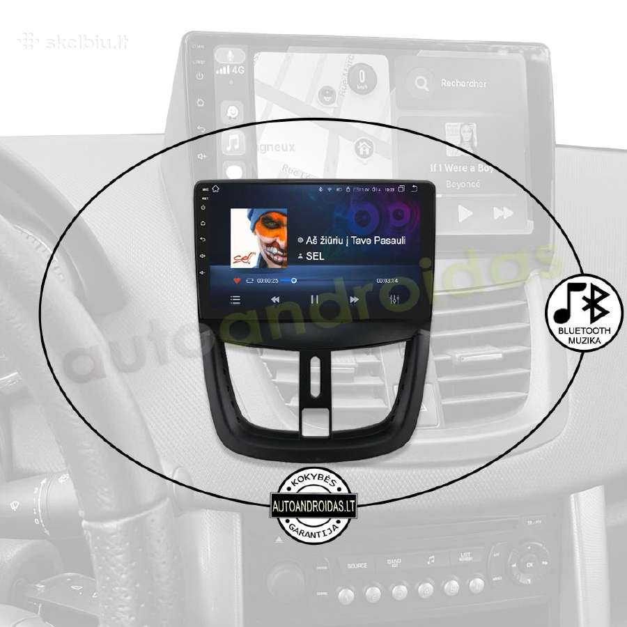 Peugeot 207 Cc 2006-15 Android multimedia GPS/WiFi - nuotraukos Nr. 6