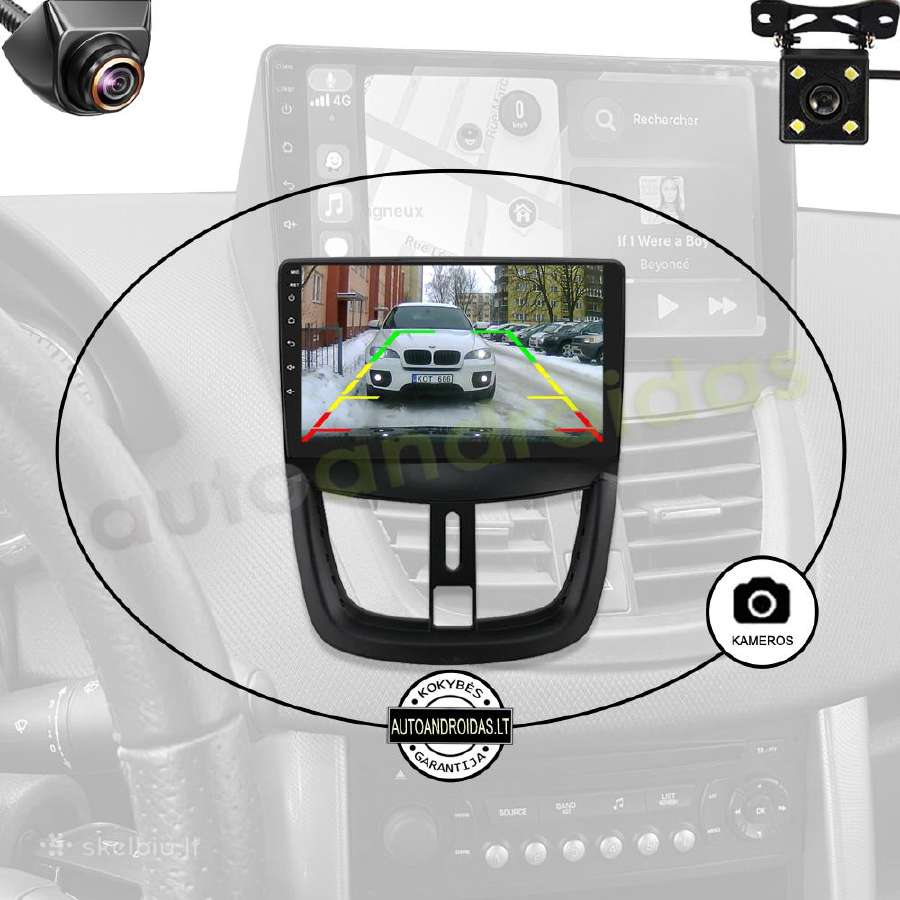 Peugeot 207 Cc 2006-15 Android multimedia GPS/WiFi - nuotraukos Nr. 7