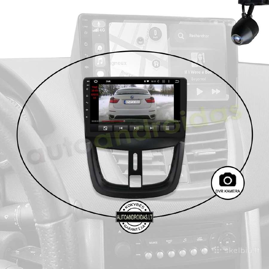 Peugeot 207 Cc 2006-15 Android multimedia GPS/WiFi - nuotraukos Nr. 8