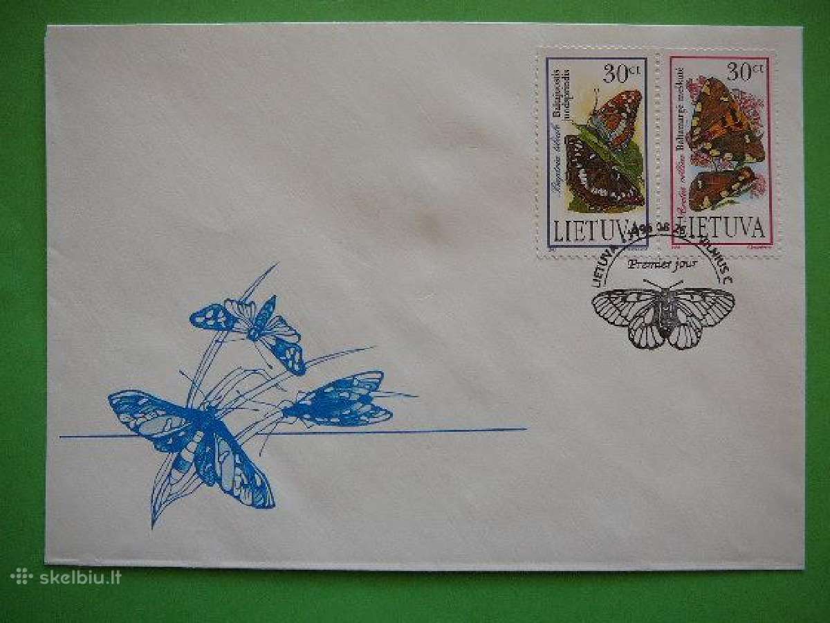 Lietuva 1995 Drugeliai Pdv lit589/0v