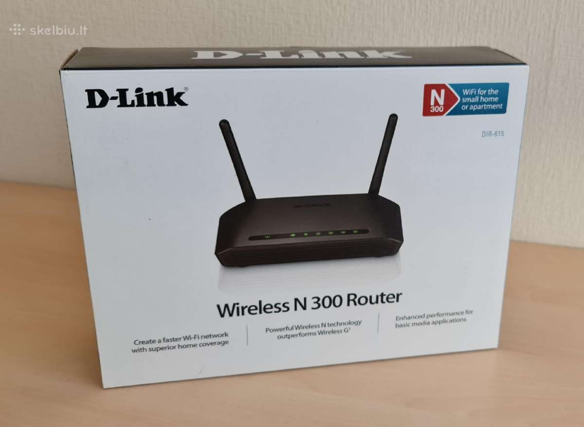 Maršrutizatorius router D-link dir-615 N300