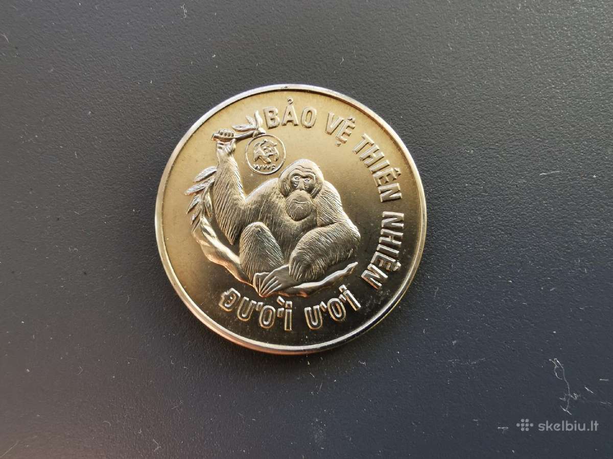 Vietnamas 1987 10 Dong Cu-ni orangutanas
