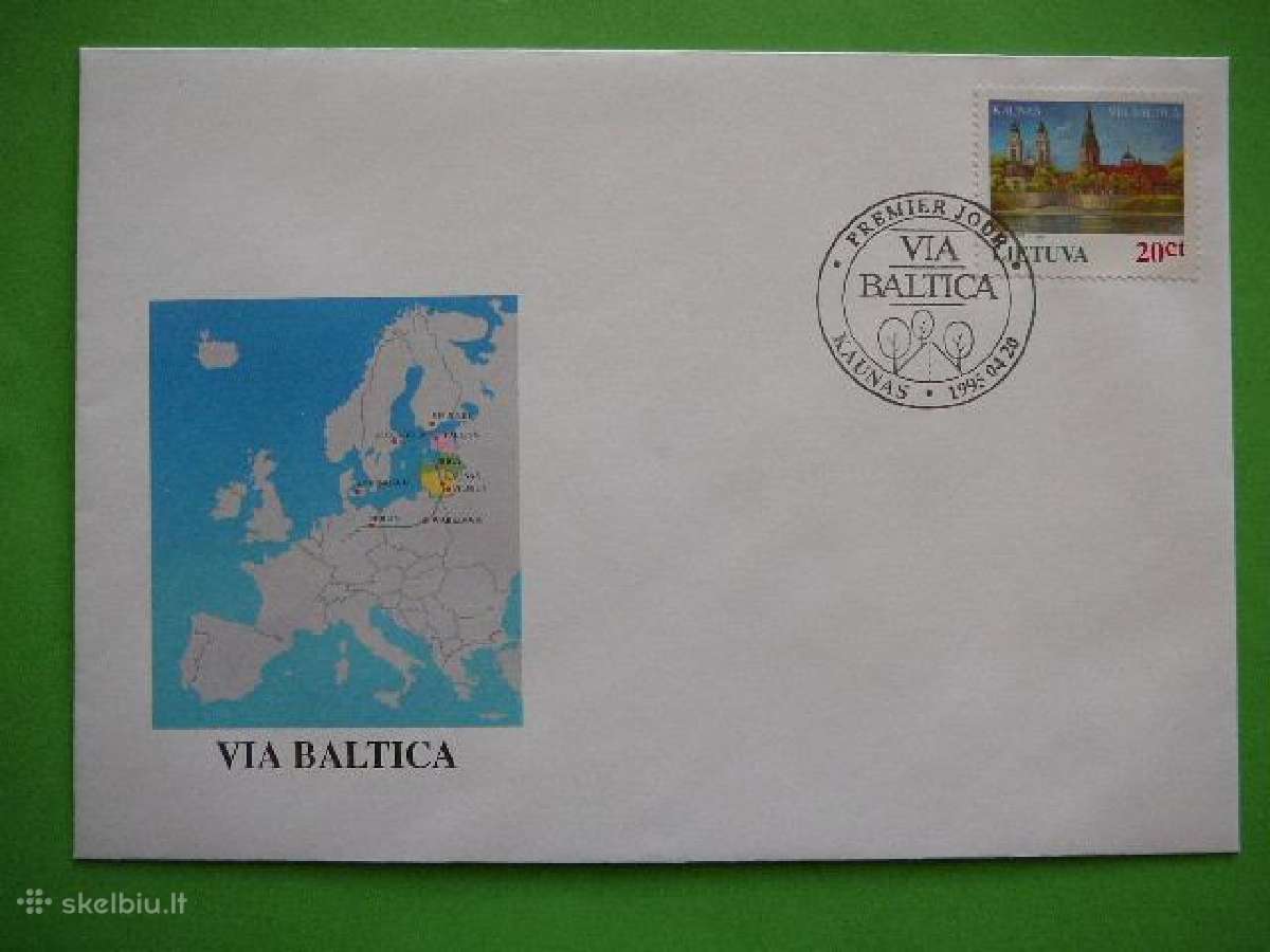 Lietuva 1995 Via Baltica Kaunas Pdv lit576v