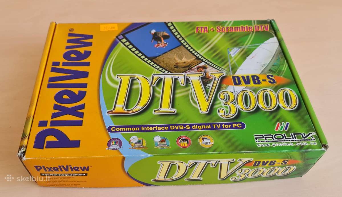 Palydovines televizijos pci plokšte Dtv3000 Dvb-s