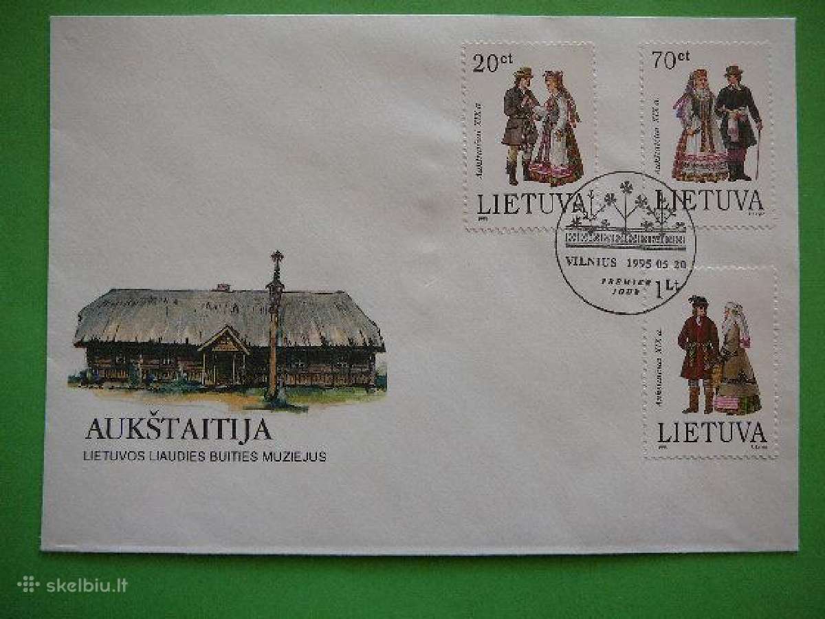 Lietuva 1995 Tautiniai drabuziai Pdv lit581v