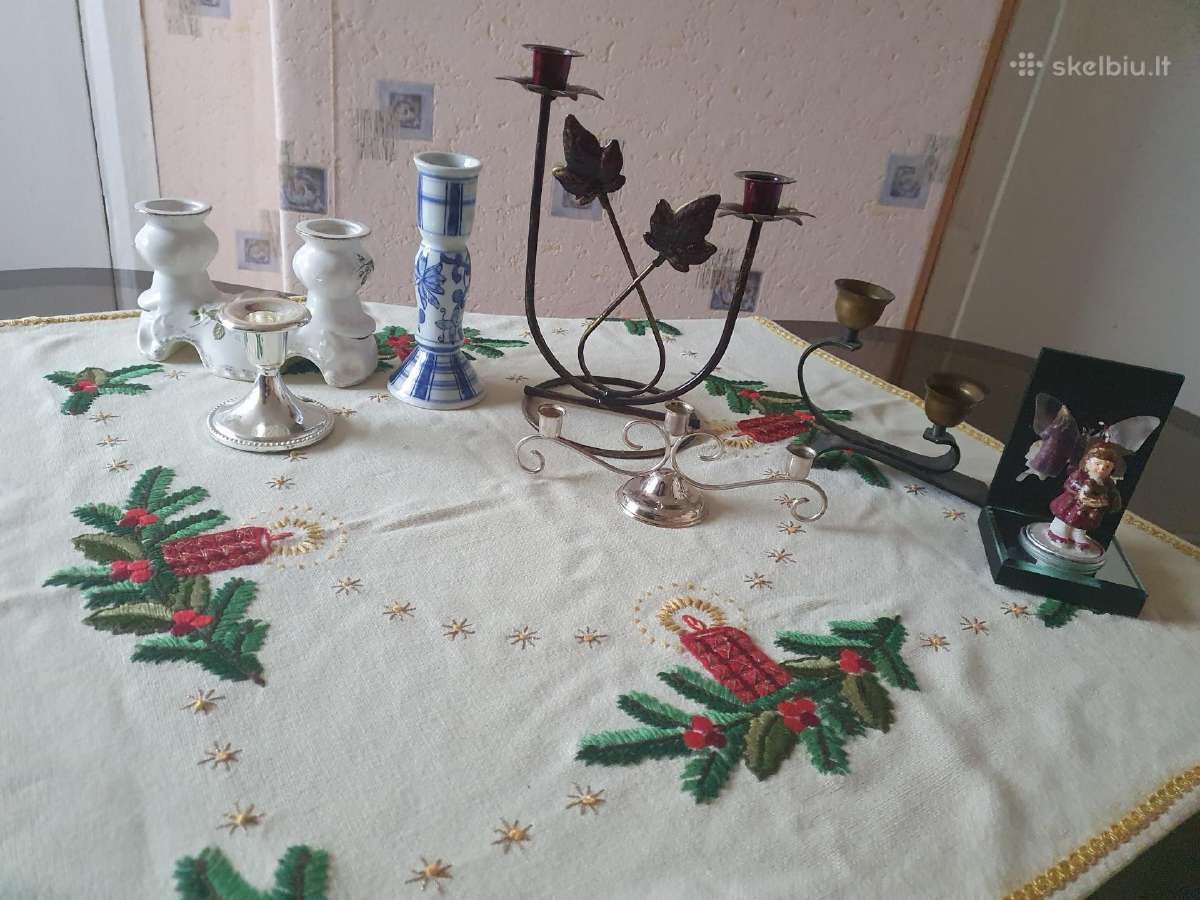 Interjero detalės,žvakidės