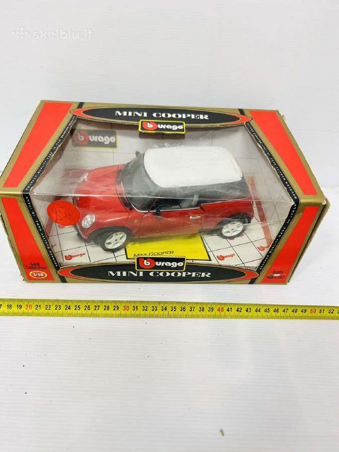 Mini Cooper One, 2000 1:18 modeliukas masina