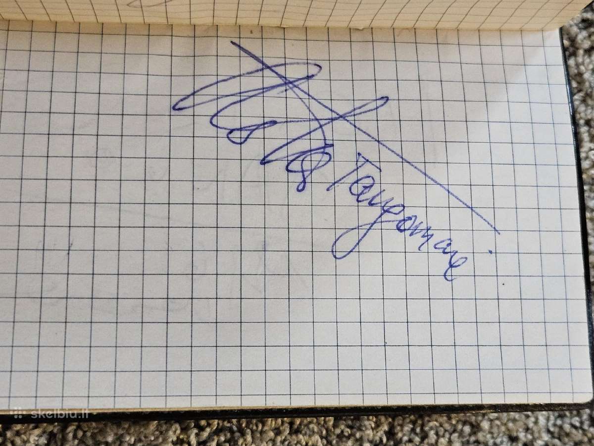 Tangomanija muzikinės laidos dalyvių autografai - nuotraukos Nr. 3