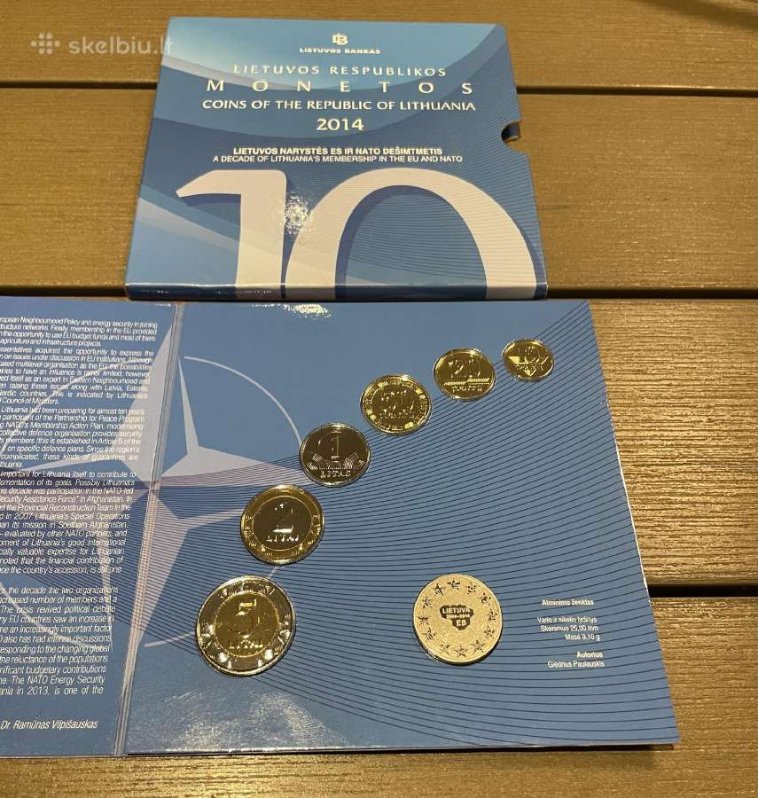 Litų ir Euro monetų kolekciniai rinkiniai - nuotraukos Nr. 2