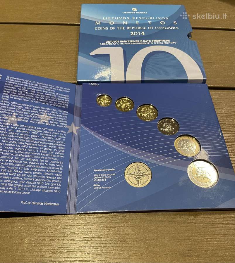 Litų ir Euro monetų kolekciniai rinkiniai - nuotraukos Nr. 3