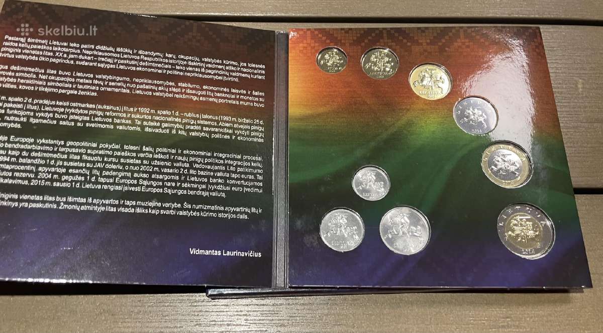 Litų ir Euro monetų kolekciniai rinkiniai - nuotraukos Nr. 6