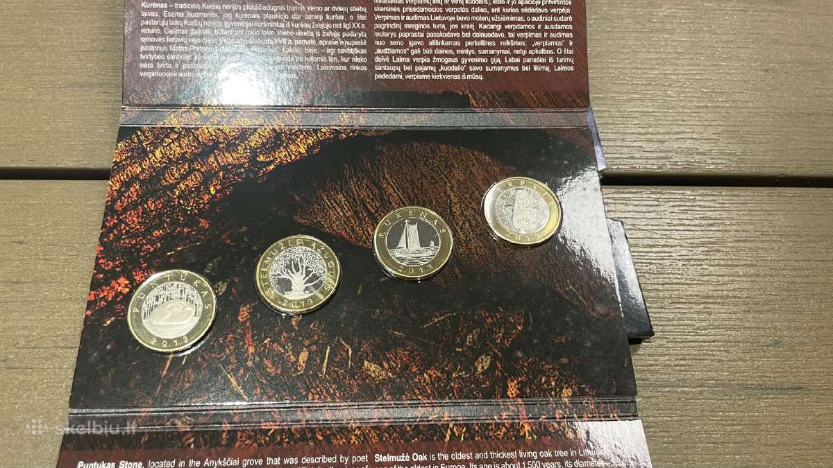Litų ir Euro monetų kolekciniai rinkiniai - nuotraukos Nr. 8