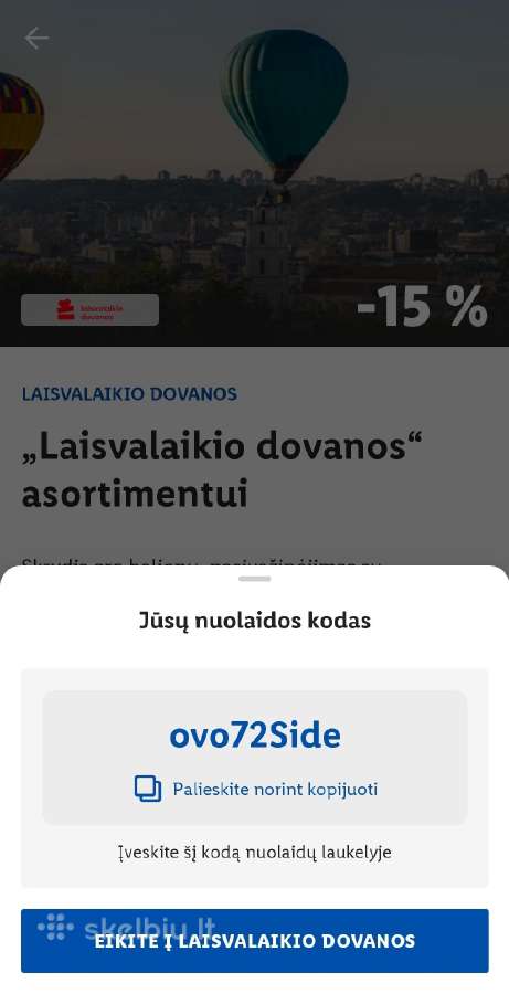 Nuolaidos ir rekomendacijos kodai - nuotraukos Nr. 27