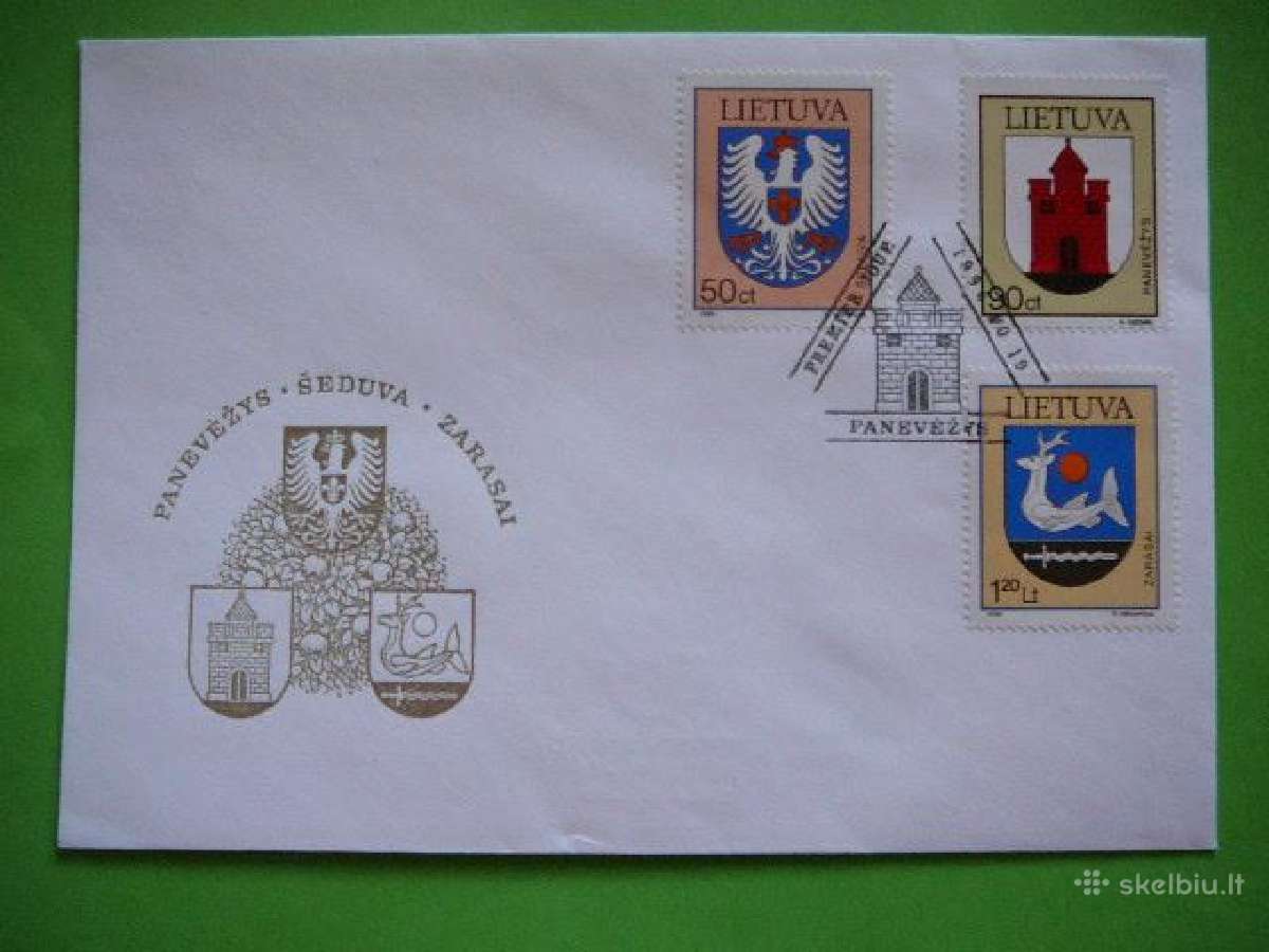 Lietuva 1996 Miestu herbai Pdv lit621v