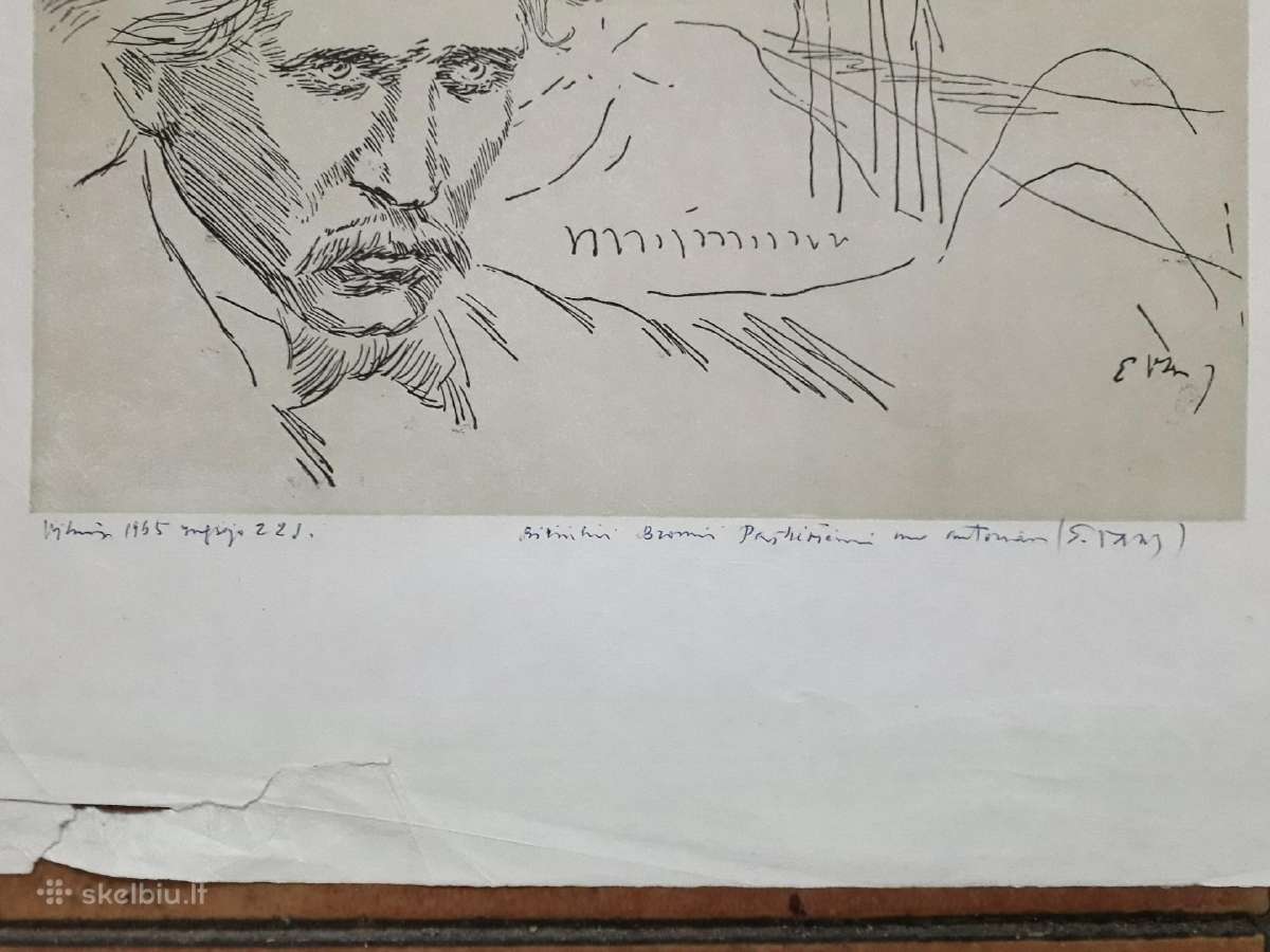 M. K. Čiurlionis, grafikos darbas 1965 metai - nuotraukos Nr. 2