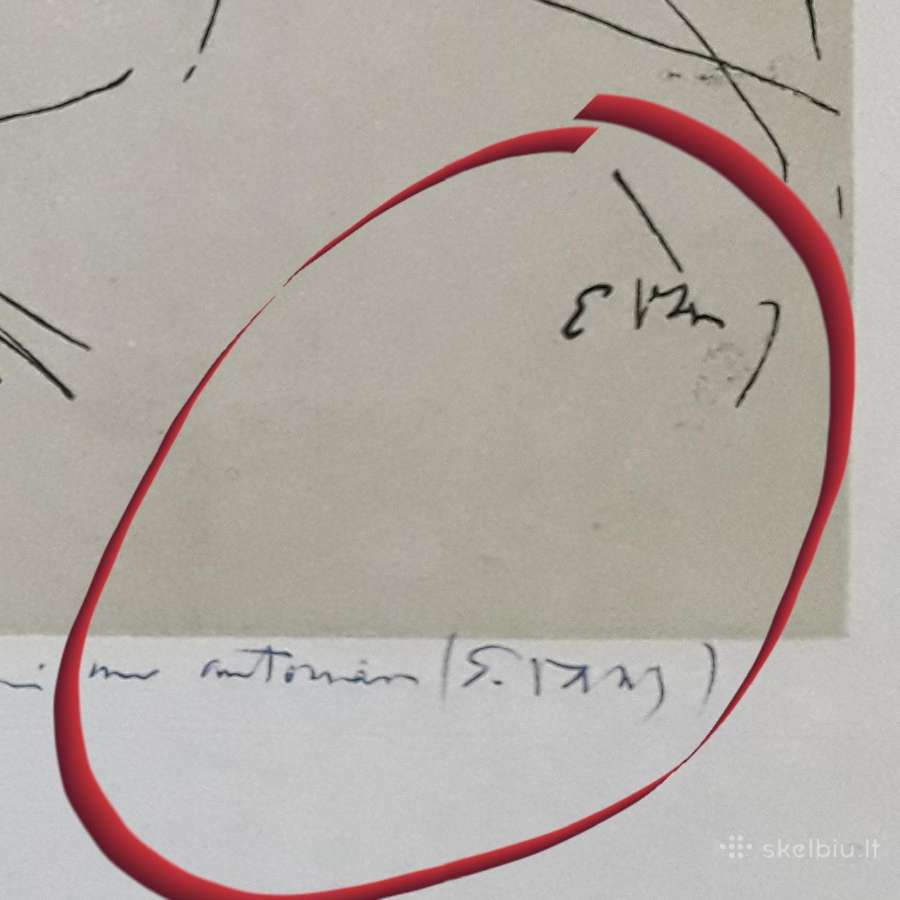 M. K. Čiurlionis, grafikos darbas 1965 metai - nuotraukos Nr. 4