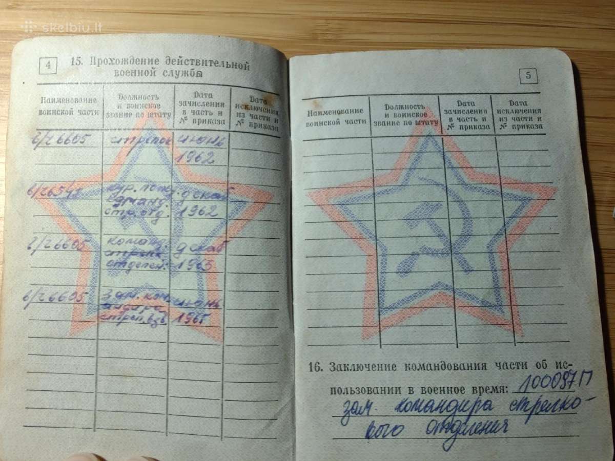 Karinis bilietas ir 20 m pergalės medal Akmenės r. - nuotraukos Nr. 9
